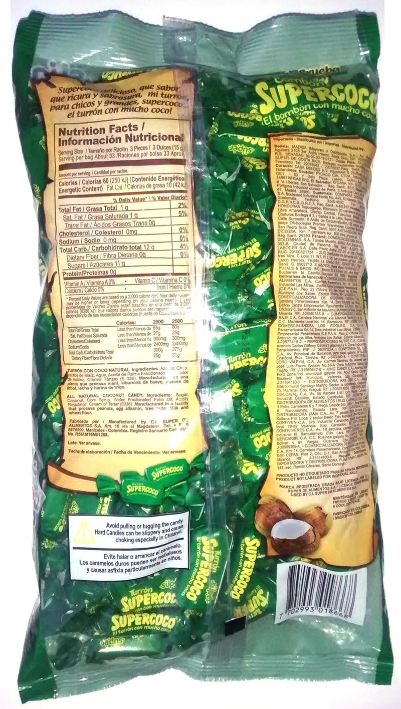 Super Turron Coco - All Natural Coconut Candy - Image 4